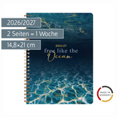 Schülerkalender Style 2026/2027 „Ocean“ | A5, Kunststoff