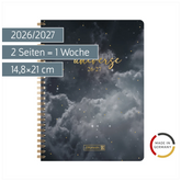 Schülerkalender Style 2026/2027 „Clouds“ | A5, Kunststoff