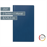 Taschenkalender Mod. 746 2027 | A6, Kunststoff, dunkelblau