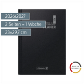 Lehrerkalender 2026/2027 Termin- & Unterrichtsplaner | A4, Kunststoff, schwarz