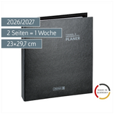 Lehrerkalender 2026/2027 Ringbuch | A4+, Kunststoff, schwarz