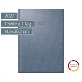 Buchkalender Mod. 765 2027 | A5, Kunststoff, cosmosblau