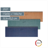 Querterminbuch Mod. 771 2027 | 32,6×10,2 cm, Karton, sortiert