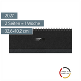 Querterminbuch Mod. 774 2027 „Suburb Streets“ | 32,6×10,2 cm, Karton