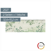 Querterminbuch Mod. 774 2027 „Kalypso“ | 32,6×10,2 cm, Karton