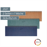 Querterminbuch Mod. 777 2027 | 32,6×10,2 cm, Karton, sortiert