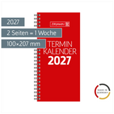 Vormerkbuch Mod. 780 2027 | 100×207 mm, Karton, rot