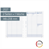 Wochenkalendarium BUSINESS 2027 Spaltenform | A5
