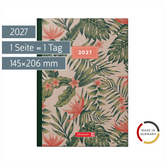 Buchkalender Design Line Mod. 795 2027 „Tropical“ | A5, Papier