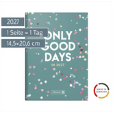 Buchkalender Design Line Mod. 795 2027 „Confetti“ | A5, Papier