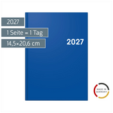 Buchkalender Colour Line Mod. 795 2027 | A5, Kunststoff, blau