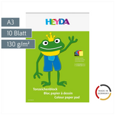 Tonpapier-Block | A3, 10 Blatt
