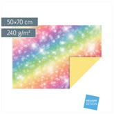 Motivkarton „Magic Rainbow“ | 50×70 cm, 240 g/m², bunt