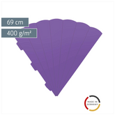 Schultüten-Rohling Zuschnitt | 69 cm, 400 g/m², hellviolett