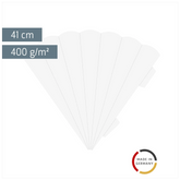 Schultüten-Rohling Zuschnitt | 41 cm, 400 g/m², weiß