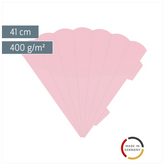 Schultüten-Rohling Zuschnitt | 41 cm, 400 g/m², rosa