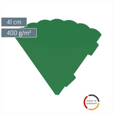 Schultüten-Rohling Zuschnitt | 41 cm, 400 g/m², mittelgrün