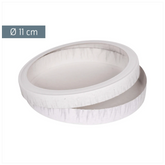 Laternendeckel und -boden | Ø 11 cm, weiß