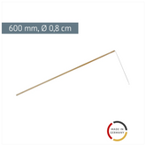 Laternen-Holzstab | Ø 0,8 cm, 600 mm, naturfarben