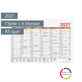 Tafelkalender 2027 | A5 quer