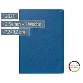 Taschenkalender Design Line Mod. partner/Industrie I 2027 „Shells“ | A7, Kunstleder