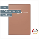 Taschenkalender Mod. perfect/Technik I 2027 | A6, Kunststoff, caramel