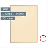 Taschenkalender Mod. perfect/Technik I 2027 | A6, Kunststoff, sand