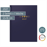 Taschenkalender Premium Young Line Mini 2027 „Moon“ | A6, Papier