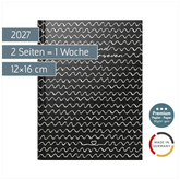 Taschenkalender Premium Young Line Mini 2027 „Waves“ | A6, Papier