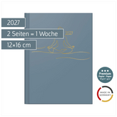 Taschenkalender Premium Young Line Mini 2027 „Yoga“ | A6, Papier
