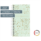 Taschenkalender Mod. Timing 2 2027 „Confetti“ | A6, Kunststoff