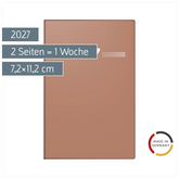 Taschenkalender Mod. partner/Industrie I 2027 | A7, Kunststoff, caramel