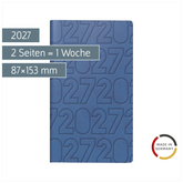 Taschenkalender Design Line Mod. Taschenplaner int. 2027 „Endless“ | A6, Kunstleder