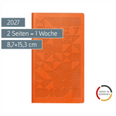 Taschenkalender Design Line Mod. Taschenplaner int. 2027 „Tangrami“ | A6, Kunstleder