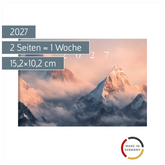 Taschenkalender Design Line Mod. Septimus 2027 „Mountain“ | A6 quer, Papier