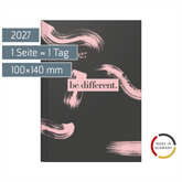 Taschenkalender Design Line Mod. Technik III 2027 „be different“ | A6, Papier