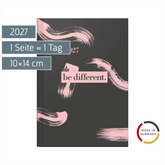 Taschenkalender Design Line Mod. Technik III 2027 „be different“ | A6, Papier