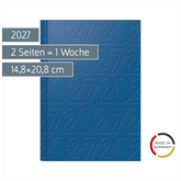 Buchkalender Design Line Mod. futura 2 2027 „Endless“ | A5, Kunstleder