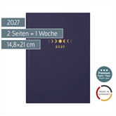 Buchkalender Premium Young Line 2027 „Moon“ | A5, Papier