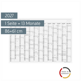 Plakatkalender Mod. young design PLUS 2027 | 86×61 cm