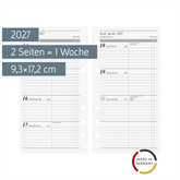Wochenkalendarium Timeplaner action 2027 | 9,3×17,2 cm