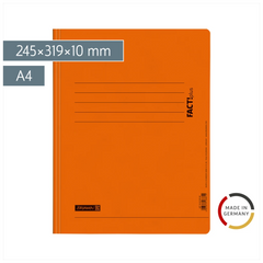 Spiralhefter FACT!plus | A4, Füllhöhe: 10 mm, orange