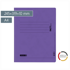 Spiralhefter FACT!plus | A4, Füllhöhe: 10 mm, violett