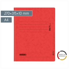 Schnellhefter FACT!plus | A4, Füllhöhe: 10 mm, rot