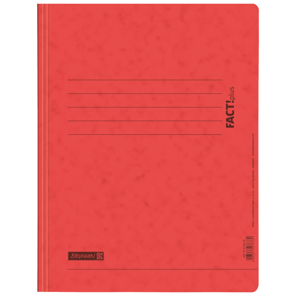 Schnellhefter FACT!plus | A4, Füllhöhe: 10 mm, rot