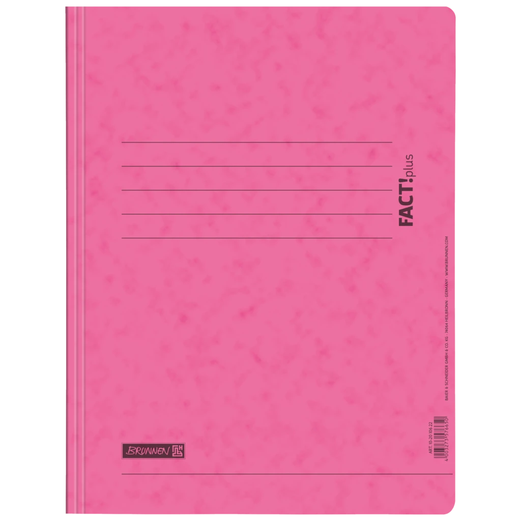 Schnellhefter FACT!plus | A4, Füllhöhe: 10 mm, rosa