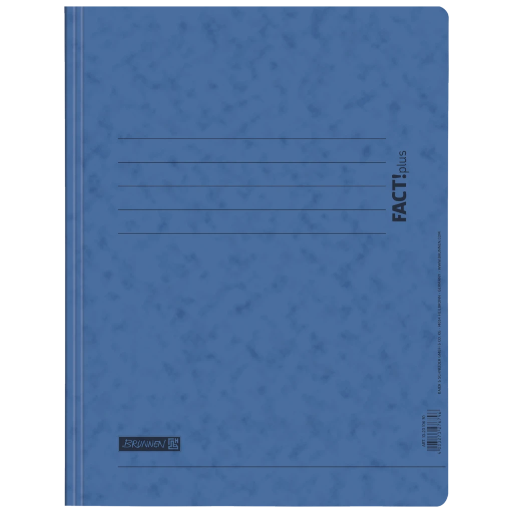 Schnellhefter FACT!plus | A4, Füllhöhe: 10 mm, blau
