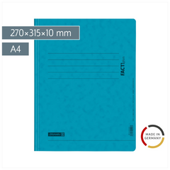 Schnellhefter FACT!plus | A4, Füllhöhe: 10 mm, türkis