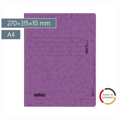 Schnellhefter FACT!plus | A4, Füllhöhe: 10 mm, violett