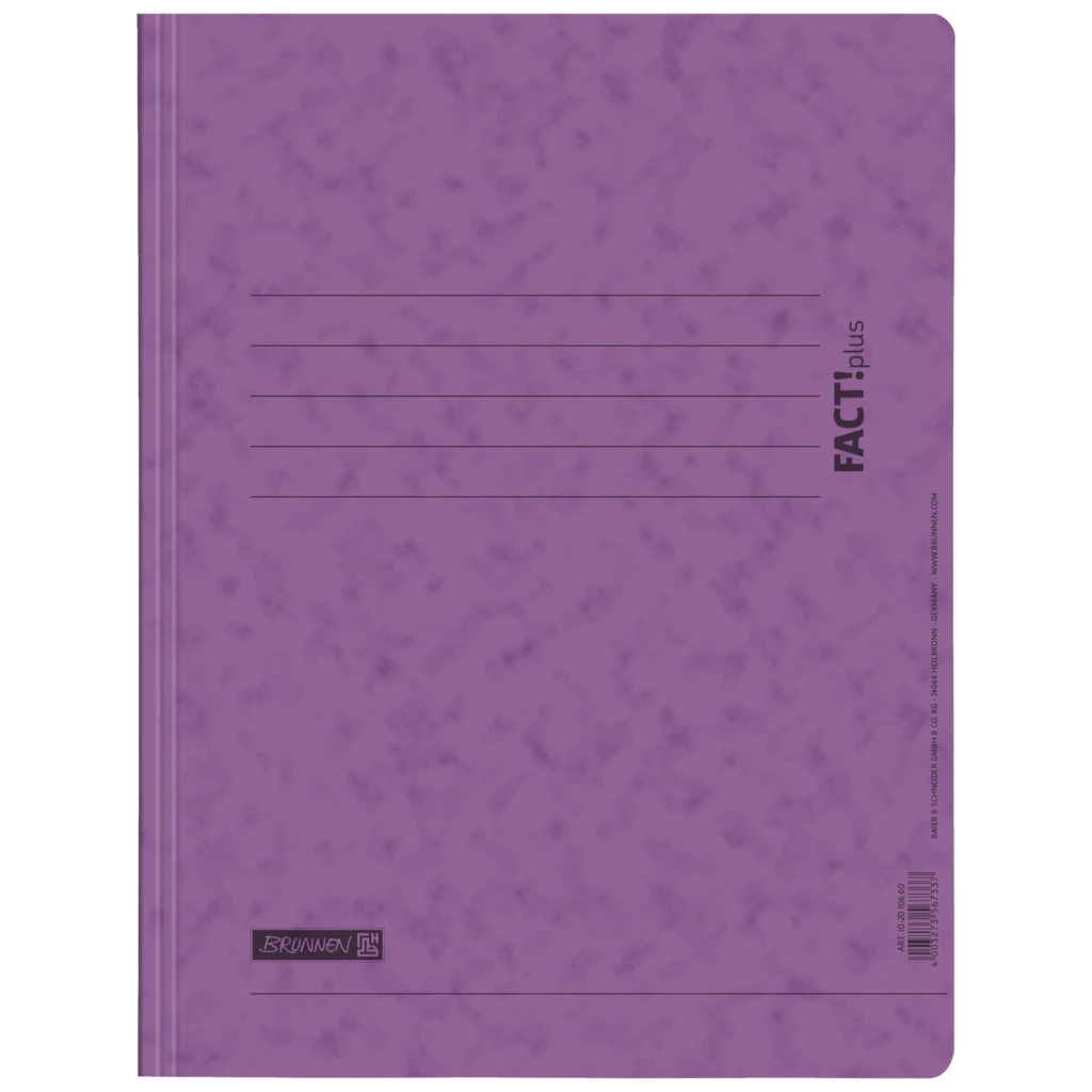 Schnellhefter FACT!plus | A4, Füllhöhe: 10 mm, violett